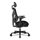 COUGAR - Fauteuil inclinable et pivotante en maille Speeder avec repose-pieds rétractable - Noir-Tissu en maille de fil chenille: Tactile et respirant, cette maille de qualité supérieure assure un confort durable pour les longues sessions de jeu ou de travail