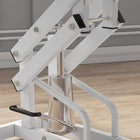PawHut - Table de Toilette Réglable en Hauteur pour Chiens - Rose-La pompe hydraulique est en acier chromé épais, plus résistante et ne rouillera ni ne se cassera