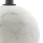 Modway - Aliza Manche Table d’appoint en marbre blanc - Blanc Noir-8