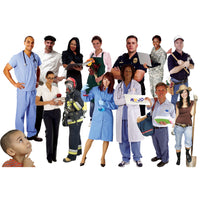 MOJO Career Possibilities Floor Puzzle-Build and support decision-making skills, self esteem, and social skills all important for a child's future
