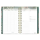 Blueline - Agenda Hebdomadaire/Mensuel - 8 po H x 5 po l - Motif Verdant - Anglais-Dates juliennes