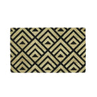 Floor Choice - FC09 Paillasson en Coco - 18 po x 30 po - Triangles-Motif de triangles apportant une touche tendance et audacieuse