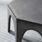 Modway Victory Performance Velvet Ottoman - Grey-Durable Stain Resistant Fabric