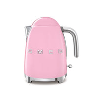 SMEG 50s Retro Style 7-cup Elecrtic Kettle - Pink-1.7L capacity, enough for 7 cups, perfect for enjoying alone or with company at any time of the day