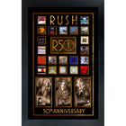 RUSH 50th Anniversary Album Collage Frame - Framed Print - 28.5" x 36.5"-Premium music memorabilia
