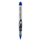 Staples OptiFlow Needle-Tip Rollerball Pens - 0.5 mm - Blue - 12 Pack-Visible ink supply so users never run out unexpectedly