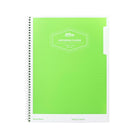 Hilroy - Cahier à Couverture en Poly à 1 Sujet avec Pochette - 10-1/2 po H x 8 po l, Assorti-Pochette en poly 
