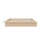 Nexera Malibu Bed Frame - Queen Size - Natural Blonde Oak-Versatile Silhouette: Rectangular shape complements various decor styles