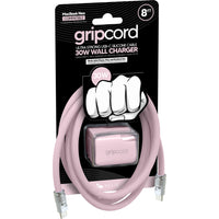 Helix - Ensemble chargeur mural 30 W et câble USB-C en silicone - couleur Blush-Chargeur mural USB-C à charge rapide 30 W