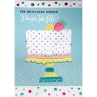 Rosedale 5-1/2" x 8" French Birthday Greeting Cards & Envelopes - 5-1/2" x 8" - Cake - 12 Pack-Premium quality greeting cards