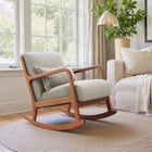 Zuo Hady Rocking Chair - Grey-Chair Weight Capacity: Supports up to 250 lb