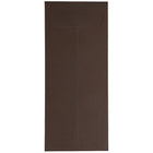 JAM Paper Enveloppes à ouverture au sommet en papier recyclé avec ferm. gom., 5 x 11 1/2 po, brun chocolat, 1000/paquet-Brun chocolat