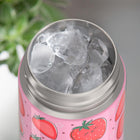 Thermos FUNtainer Vacuum Insulated Stainless Steel Water Bottle - 470mL - Strawberry Smiles-Not for hot liquids