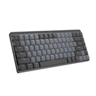 Logitech MX Mechanical Mini for Mac Minimalist Wireless Illuminated Keyboard - Tactile Quiet Keys - Space Grey-Mastered for Mac: MX Mechanical Mini for Mac Bluetooth keyboard features a key layout for Mac designed for feel and productivity, optimized for macOS and compatible with iPadOS and iOS(1)