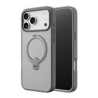 AXS PROShield Stand MagSafe Compatible Phone Case for Apple iPhone 17 Pro Max - Grey-Raised bezels protect screen and camera from impacts 