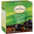 Twinings – Sachets de Thé vert, paq./50-Portion : 100 g