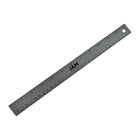 JAM Paper Strong Aluminum Ruler - 12" - Grey Metallic-Colour: Grey Stainless Steel