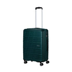American Tourister Surftime Spinner - Medium - Metallic Teal-Divider panel and cross-straps help secure your belongings.