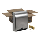 Georgia-Pacific enMotion Roll Towel Dispenser – Stainless Steel-Stainless steel paper towel dispenser