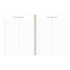 Blueline 2027 Weekly/Monthly Planner with Gold Twin-Wire Binding - 11" x 8-1/2" - Minimalist-Page Size: 11'' H x 8-1/2'' W
