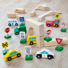 Melissa & Doug - Véhicules en bois et panneaux de signalisation de 15 pièces-8