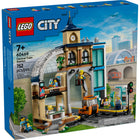 LEGO City Central Train Station Building Toy -Toy train station - Set the scene for imaginative play with this feature-packed LEGO City Central Train Station building set for ages 7 and up