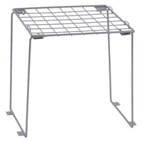 Locker Gear - Étagère en maille de 12" pliable pour casier - Gris-Design gain de place - pliable et empilable pour un rangement et une organisation faciles