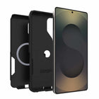 OtterBox Commuter Cell Phone Case with Magnets in Bulk Packaging for Galaxy S26 Ultra - Black-Raised edges protect camera and screen