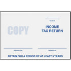 JAM Paper Tax Return Booklet Envelopes - 6" x 9" - Bright White - 50 Pack-Pre-printed 6" x 9" Booklet Envelopes are white envelopes designed for mailing tax return documents