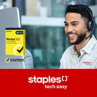 Staples Tech Easy Share + Small Business [Monthly Subscription]-Support for up to 10 devices