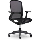 Staples - Fauteuil de travail en mailles - noir-Dossier et siège en tissu de suspension maillé respirant pour un confort rafraichissant