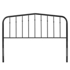 Modway Lennon Metal Twin Headboard - Black-Height Adjustable