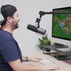Mount-It Adjustable Microphone Boom Arm-Compatible with Blue Snowball or Blue Yeti along with most microphones