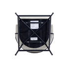 Manhattan Comfort Gracie 22" Modern Leatherette Upholstered Barstool - Stone and Black - 3 Pack-30 Day Limited Manufacturer's Warranty