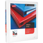 Staples® - Reliure robuste à anneaux en D, 1 po, noir-Anneaux à une touche s'ouvrent et se ferment facilement