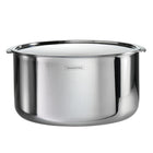 Tramontina - Utsava Casserole couverte en acier inoxydable à 3 couches-Très grande capacité : 9,5 Qt pour 8-10 personnes, parfaite pour les festins familiaux et occasions festives