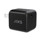 AXS 30W PROCharge USB-C PD GaN Wall Charger with PPS - Black-Integrated GaN technology provides a high-power, efficient charge that won’t overheat