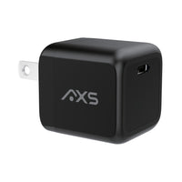 AXS 30W PROCharge USB-C PD GaN Wall Charger with PPS - Black-Integrated GaN technology provides a high-power, efficient charge that won’t overheat