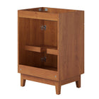 Modway Miles 24" Bathroom Vanity Cabinet - Walnut-Non-Marking Foot Caps
