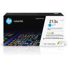 HP 213X Original LaserJet Toner Cartridge - High Yield - Cyan-Take pride in high-quality prints with Original HP Toner