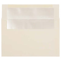 JAM Paper A9 Foil Lined Invitation Envelopes - 5.75 x 8.75 - Ivory with Ivory Foil - 50 Pack-Features a smooth paper finish and shiny foil lining to add a pop of color to any mailing