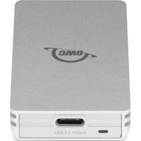 OWC Envoy USB 3.2 Gen 2 Portable NVMe SSD - 2 TB - Silver-2TB Storage Capacity