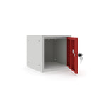 Ceha Canada OKK 12" Cube Locker - Red Door-MODULAR DESIGN: Pre-drilled holes on the sides tops, and bottoms for easy bolting and expanding your storage units