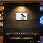 John Tavares Toronto Maple Leafs Shooting - Framed Canvas - 22" x 31"-Finished size: 22.5x31.5