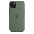 Apple - Étui en silicone avec MagSafe pour iPhone 15 Plus - Cyprès-Et à l'intérieur, il y a une doublure en microfibre douce pour encore plus de protection