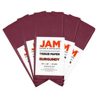 JAM Paper Tissue Paper - Burgundy - 50 Sheets-Elegant wrapping accessory for gifts, gift baskets, decorating, and more!