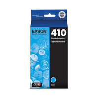 Epson - T410 Cartouche d'encre - Capacité standard - Cyan-Textes nets et couleurs brillantes pour des impressions de grande qualité, encre à séchage rapide
