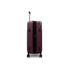 Bugatti Monaco 26.5" Hardside Medium Check-in Luggage - Vegan Leather Trim -  Fig-Reinforced top and
side handles 