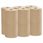 Scott - Essuie-mains en rouleaux durs en fibres recyclées à 100  percent - Mandrin de 1,5 po - avec technologie Absorbency Pockets - Naturels - Paquet de 12-12 essuie-mains en rouleaux Scott 100  percent fibres recyclées/caisse