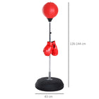 Soozier Boxing Bag with Stand for Adults & Teens-The integrated PU boxing ball is more robust and impact resistant